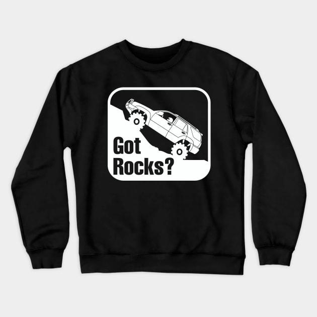 4 RUNNER GOT ROCKS Crewneck Sweatshirt by razrgrfx